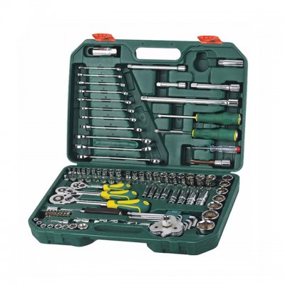 121pcs cr-v Multi-function basic car repair tools spanners socket tool set