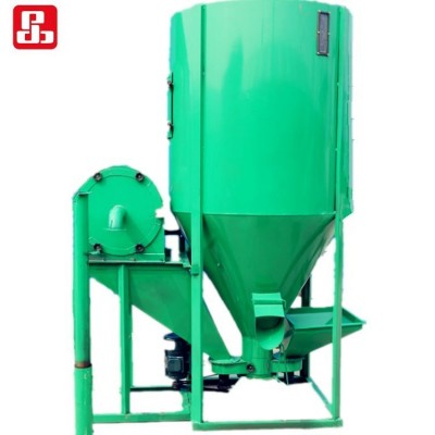 automatic animal poultry feed grinder and mixer machine