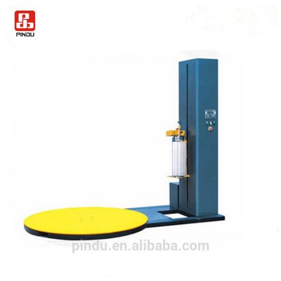 airport carton shrink film pallet stretch wrapping machine